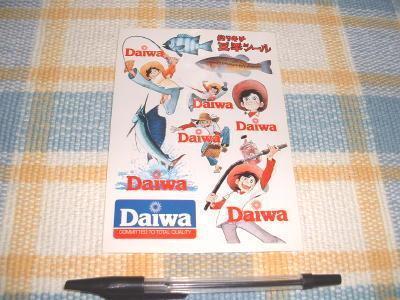 Daiwa/ダイワ！ 釣りキチ三平/シート/ステッカー/シール/（非売品）　※ ヤフーショッピングストア/レア物商会・健美堂でも大量出品中！_画像1