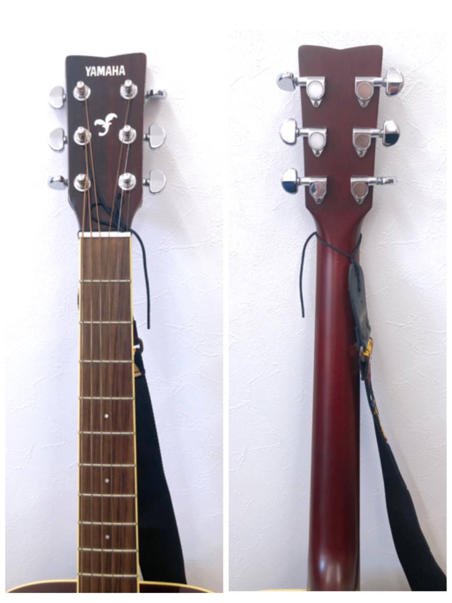 【19006】★美品★ ヤマハ アコースティックギター FG720S DSR ダスクサンレッド スプルース単板 ナトー YAMAHA ACOUSTIC GUITER _画像5