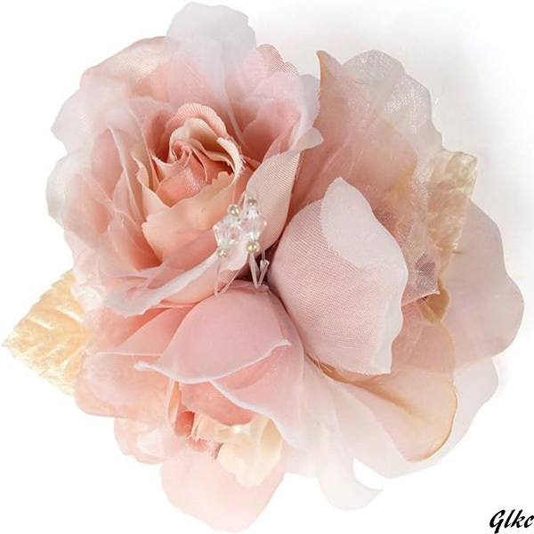 コサージュ　ブローチ　アクセサリー　ファッション　2WAY　ピンク　エレガント　ピン　クリップ　冠婚葬祭　フラワー　花