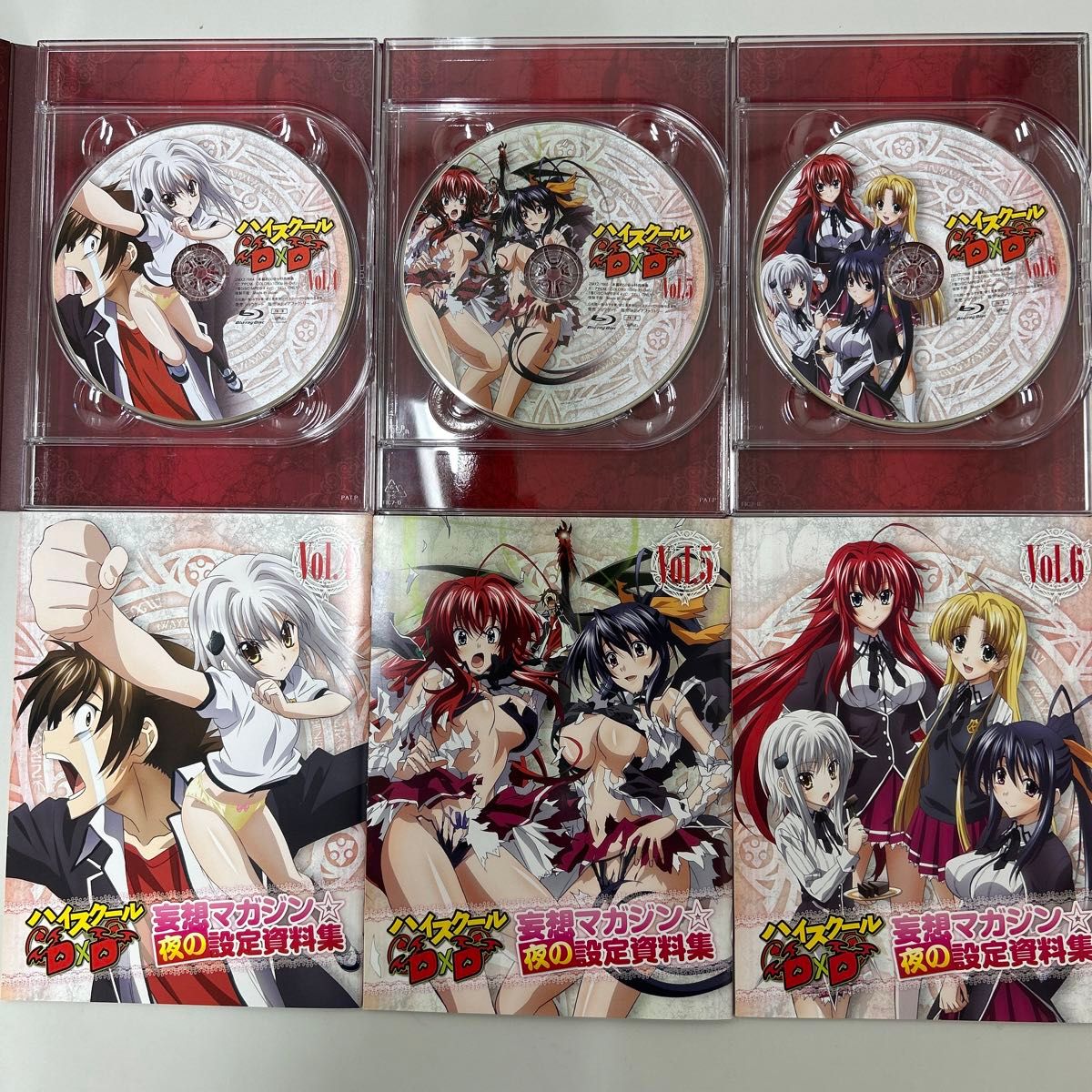 【国内盤ブルーレイ】 ハイスクールD×D Vol.1〜6 BorN Vol.1〜6 初回生産限定版　全巻セット　Blu-ray