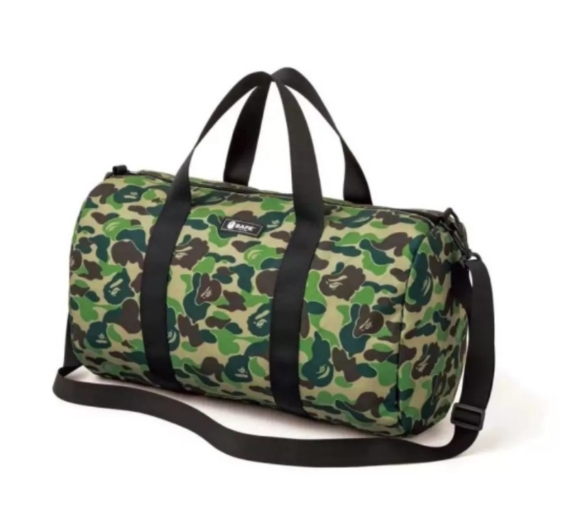 BAPE◆A BATHING APE／迷彩カモ◆ア ベイシング エイプ◆ビッグダッフルバッグ◆CAMO／カモ／付録ノベルティ_画像2