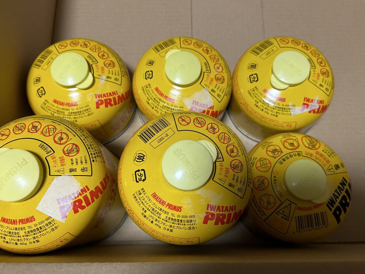 PRIMUS パワーガス5缶 ノーマルガス1缶 6缶セット 未使用の画像2
