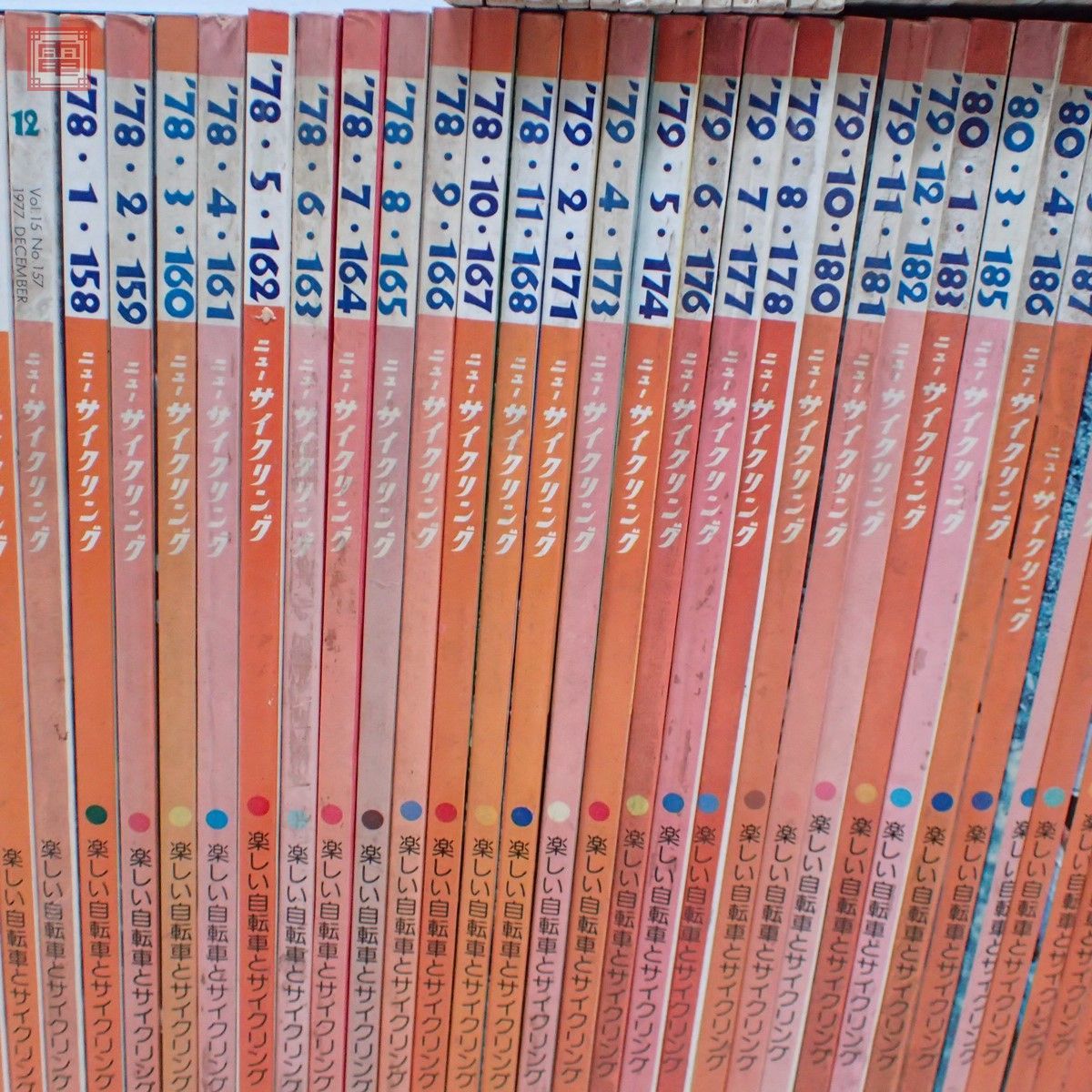 ニューサイクリング/サイクルスポーツ/旅とサイクリスト 等 1971年〜1986年まで まとめて110冊 大量セット ベロ出版 自転車 ランドナー【40_画像5