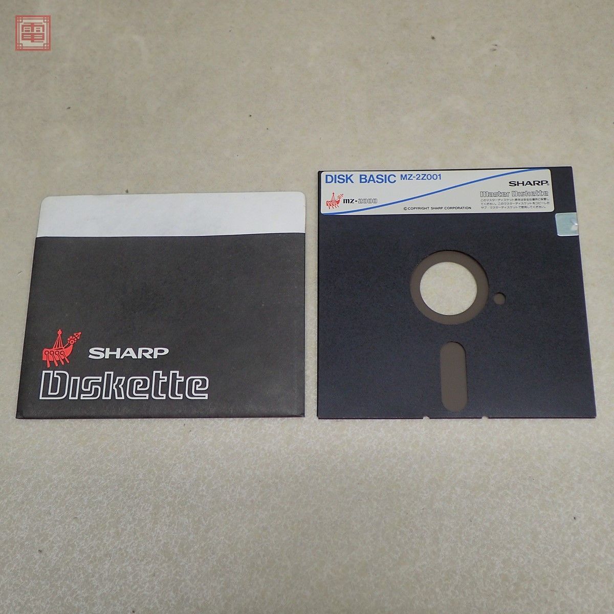 ※FDのみ MZ-2000 5インチFD DISK BASIC MZ-2Z001 SHARP【PP_画像3