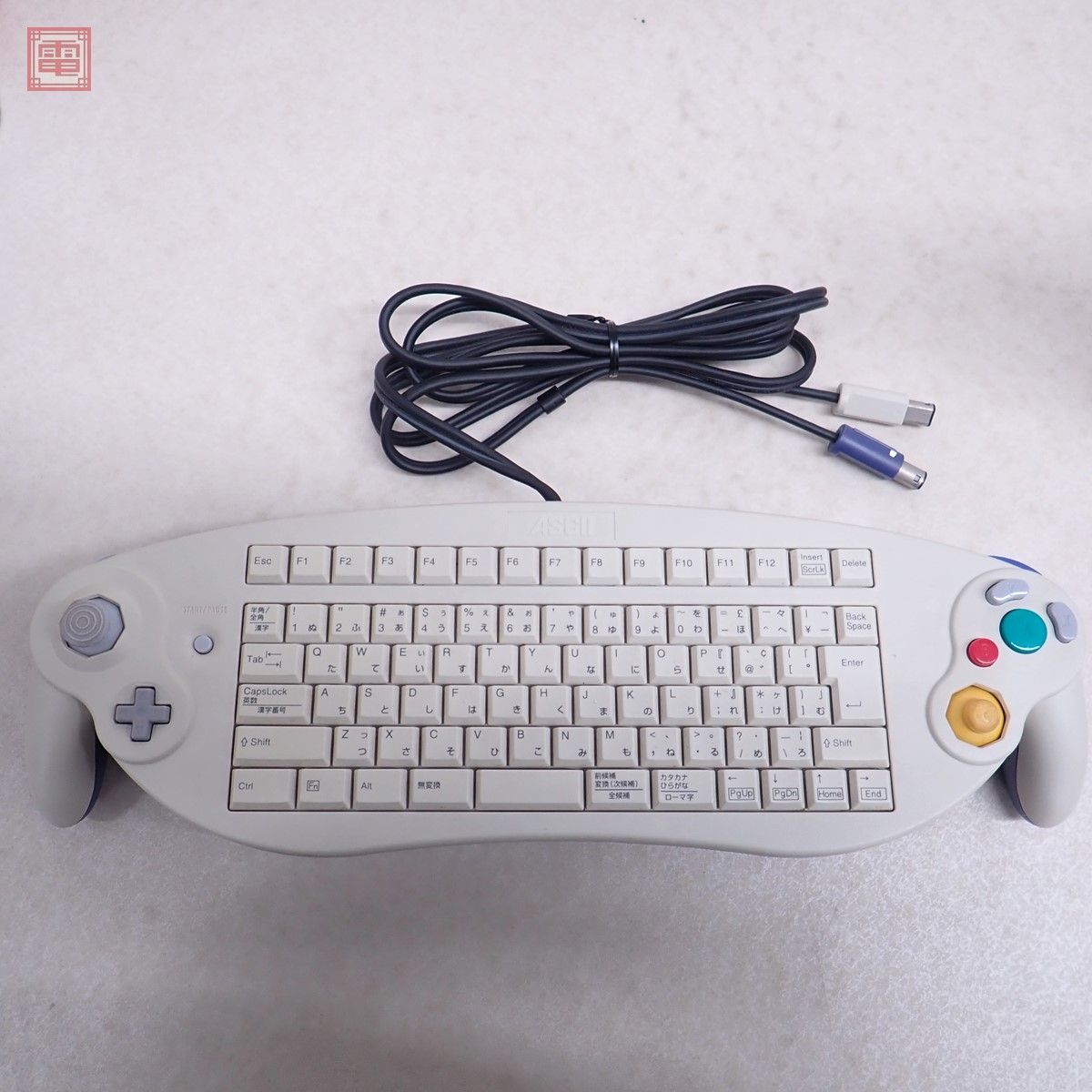 GC ゲームキューブ アスキー キーボード コントローラ ASC-1901PO ASCII KEYBOARD CONTROLLER 動作未確認【20_画像1