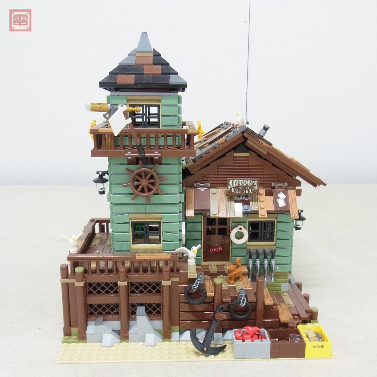 組立済 レゴ 21310 アイデア 釣具屋 LEGO IDEAS 現状品【FD_画像4