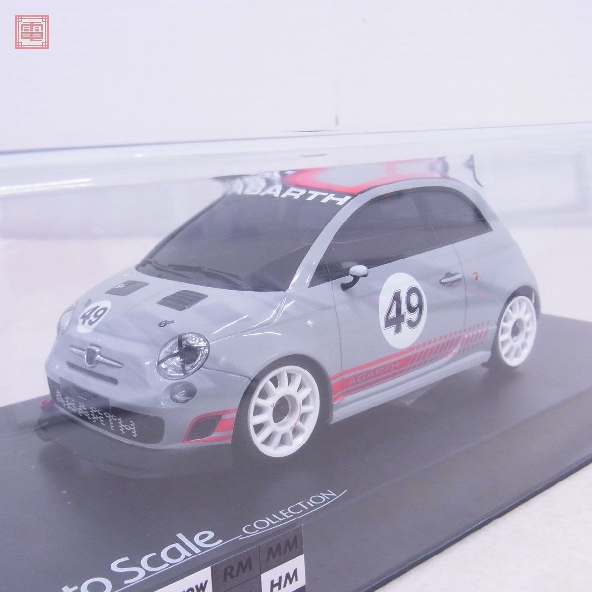 未使用 京商 ミニッツ オートスケールコレクション アバルト 500 アセット コルセ グレー No.MZP128GR KYOSHO MINI-Z ABARTH【20_画像3