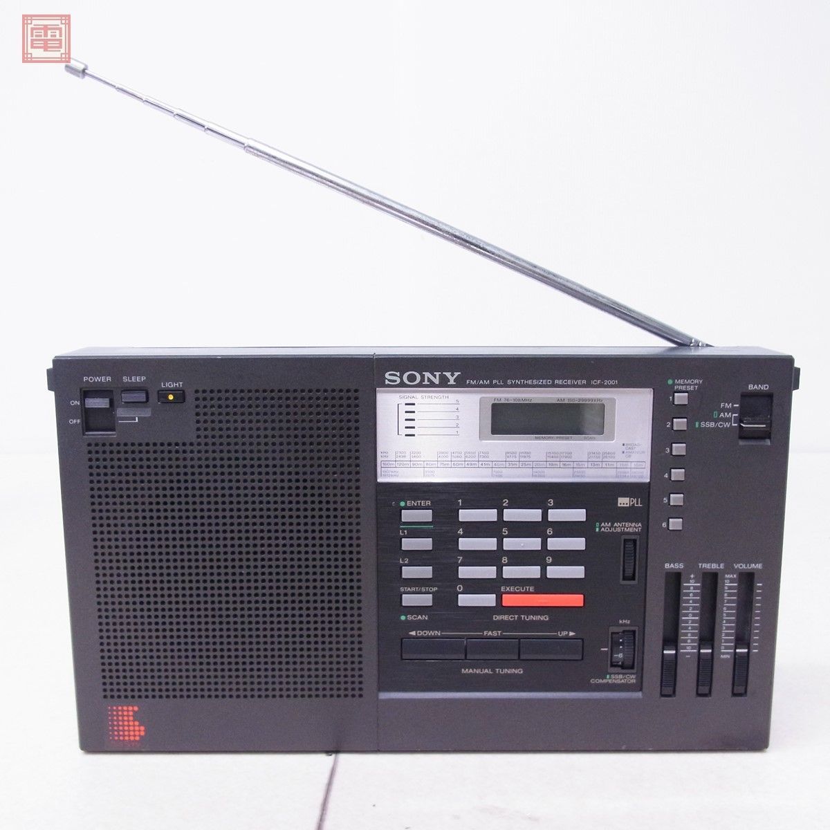 SONY ソニー ICF-2001 AM/FM/SW PLLシンセサイザーレシーバー BCLラジオ Voice of Japan ジャンク【10_画像1