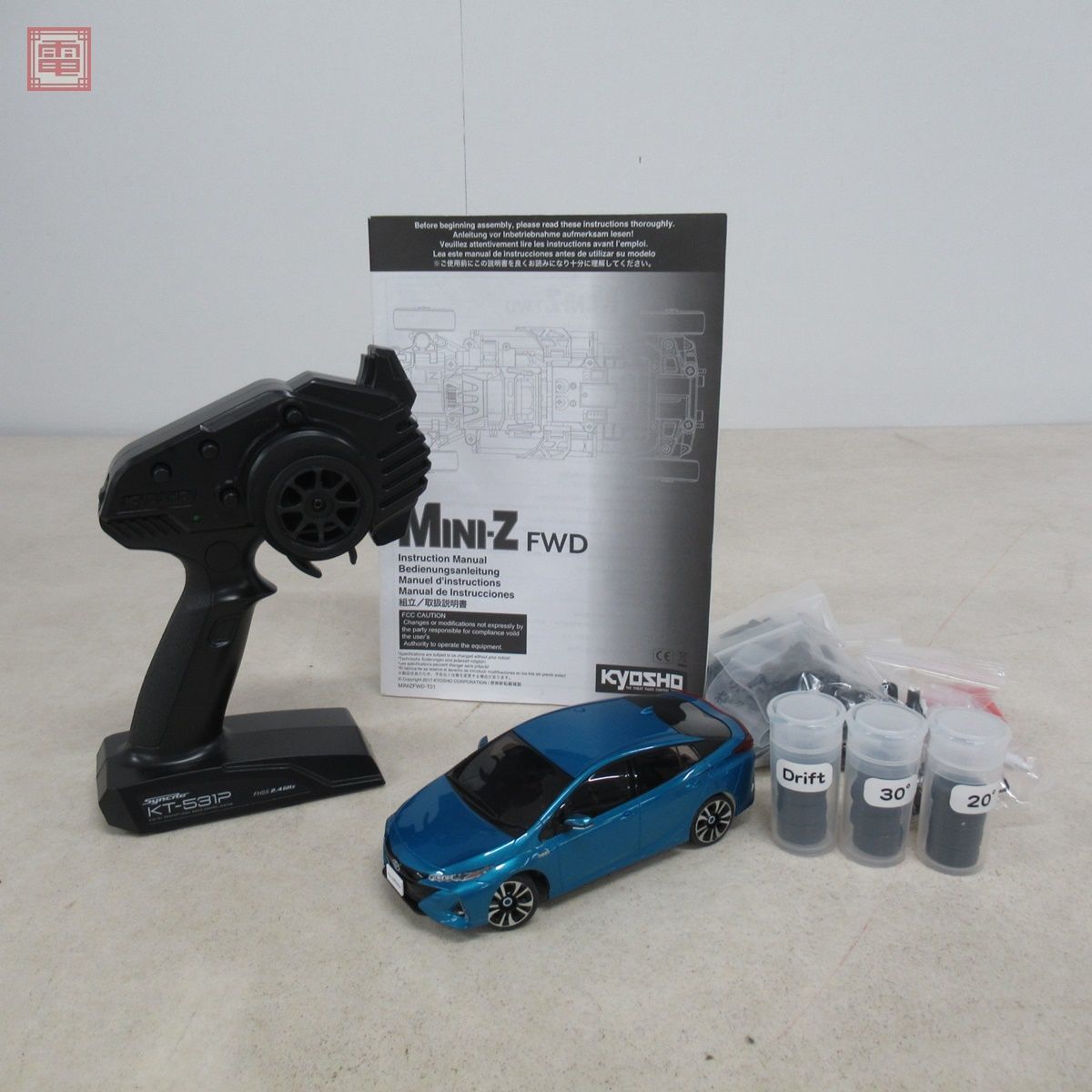 京商 ミニッツ FWD トヨタ プリウス PHV タイヤ/パーツ まとめてセット KYOSHO MINI-Z PRIUS 動作未確認 現状品【20_画像1