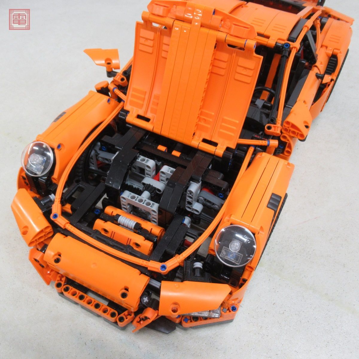 組立済 レゴ 42056 テクニック ポルシェ 911GT3 RS LEGO TECHNIC PORSCHE 現状品【FE_画像9