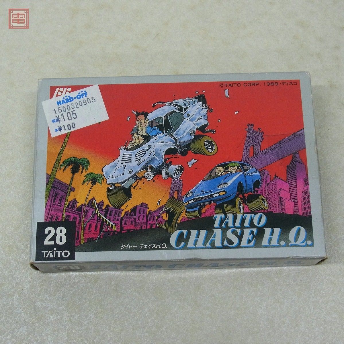 動作保証品 FC ファミコン タイトーチェイスH.Q. TAITO CHASE H.Q. タイトー TAITO 箱説ハガキ付【10_画像1