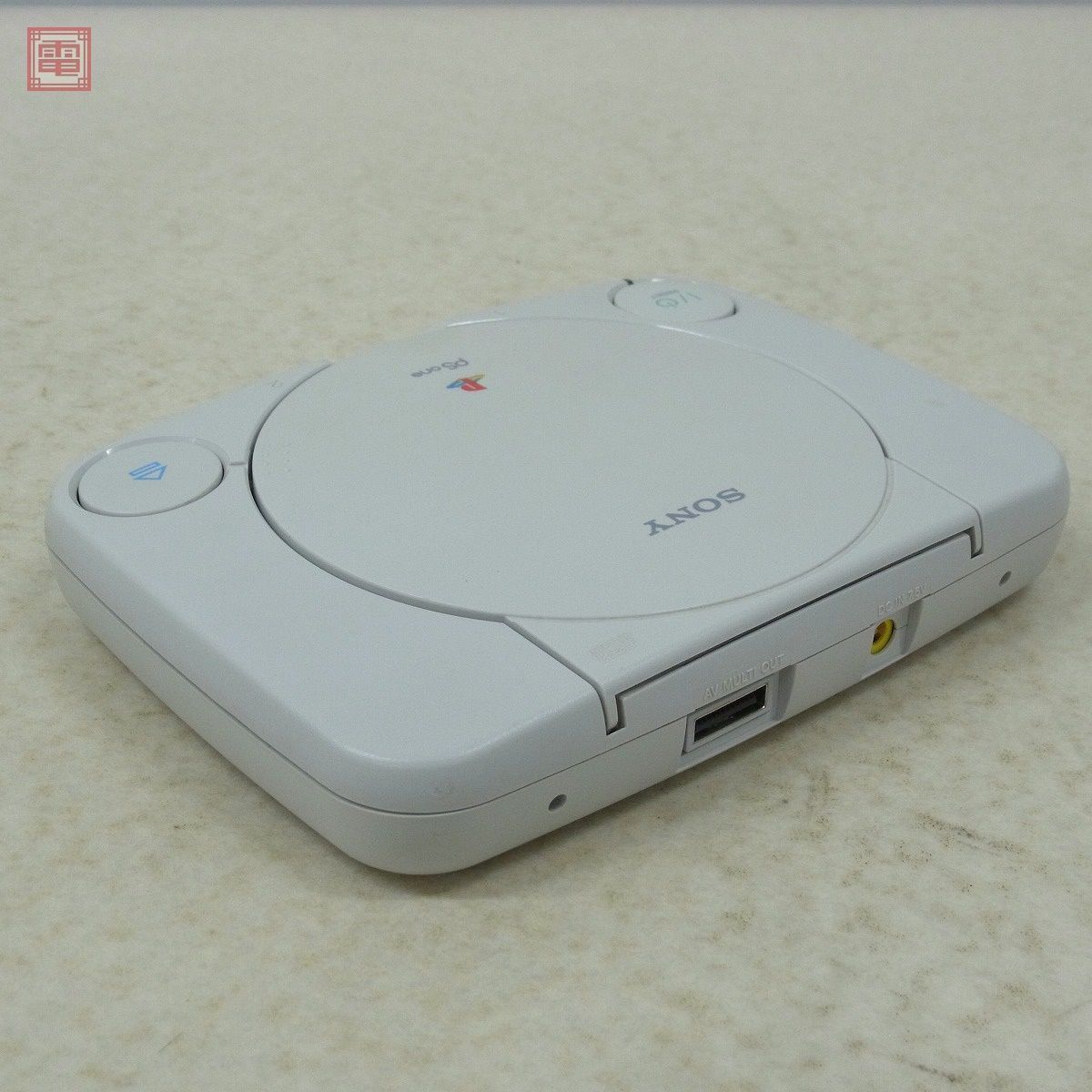 動作品 PS one プレイステーション ワン 本体 SCPH-100 ソニー SONY AC/AVケーブル+コントローラー付【20_画像6