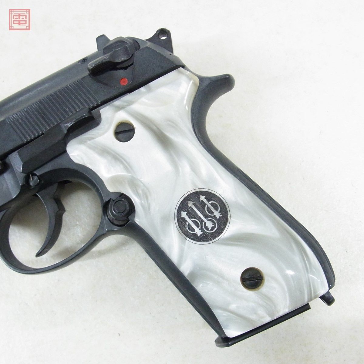 マルシン モデルガン BERETTA ベレッタ M92SB ホワイトパール調グリップ SPG 現状品【10_画像5