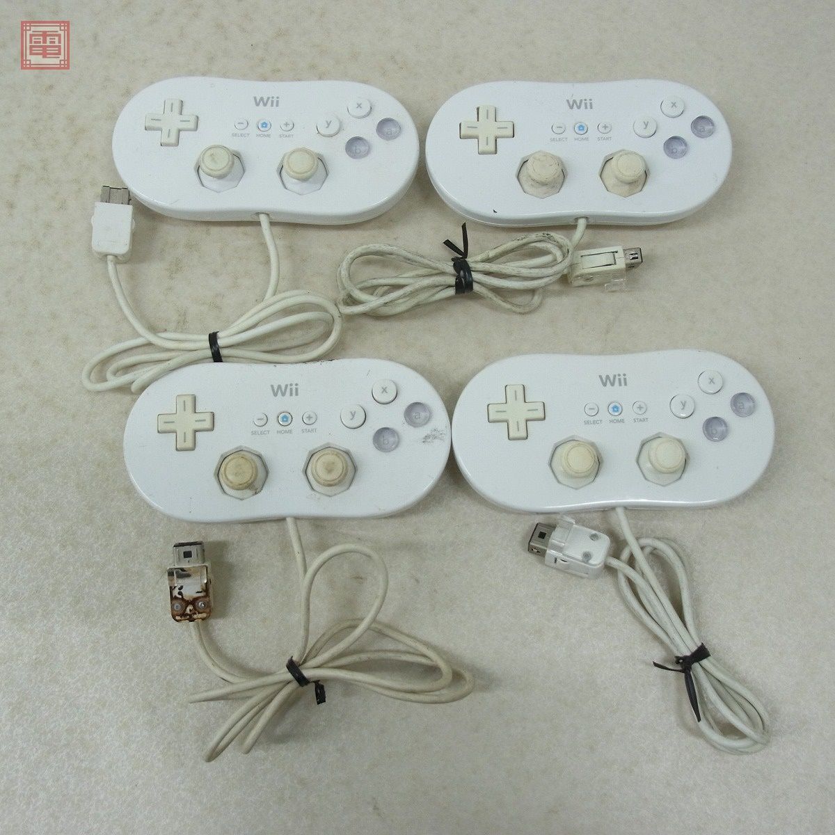 Wii クラシックコントローラ RVL-005 シロ まとめて10個 大量セット Nintendo 任天堂 動作未確認【20_画像4