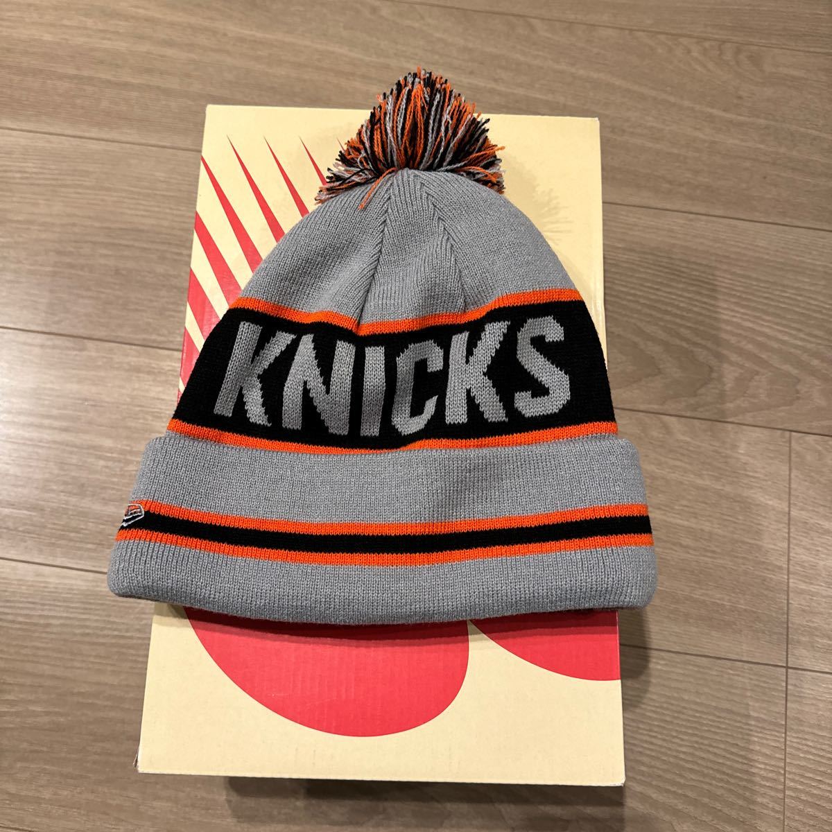 インナーフリース New Era New York Knicks ニューヨーク ニックス ニット帽 ビーニー NBA 男女兼用 ニットキャップ NY キャップ 帽子_画像2