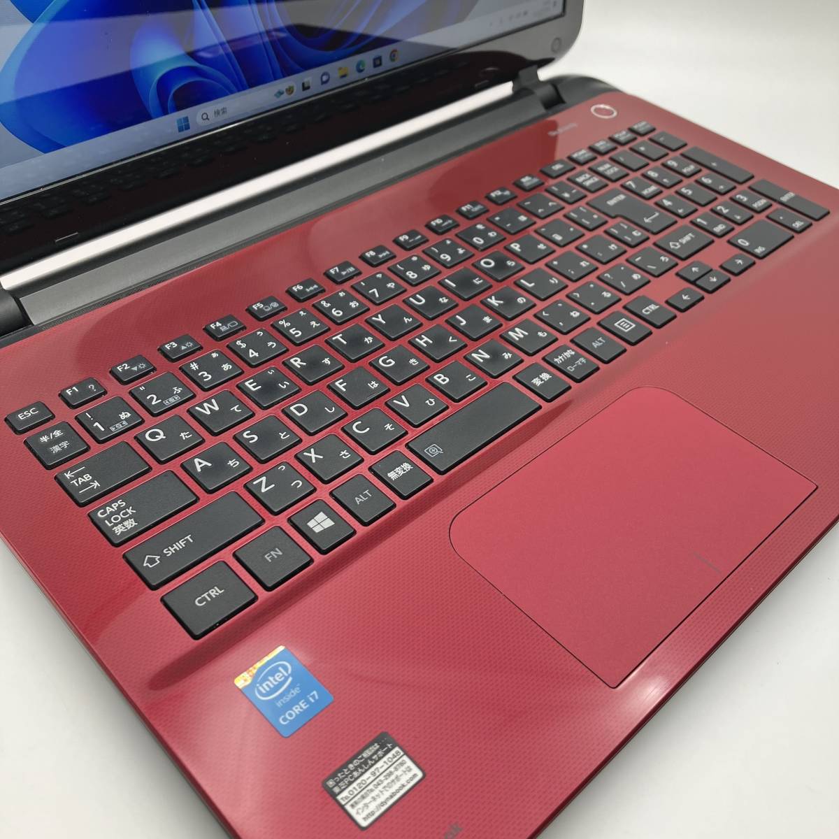 FHD液晶【最強i7 メモリ16GB 爆速新品SSD】Core i7-5500U◇東芝 T75◇Windows11 ノートパソコン/Office2021/Blu-ray/Webカメラ/Bluetooth_画像5