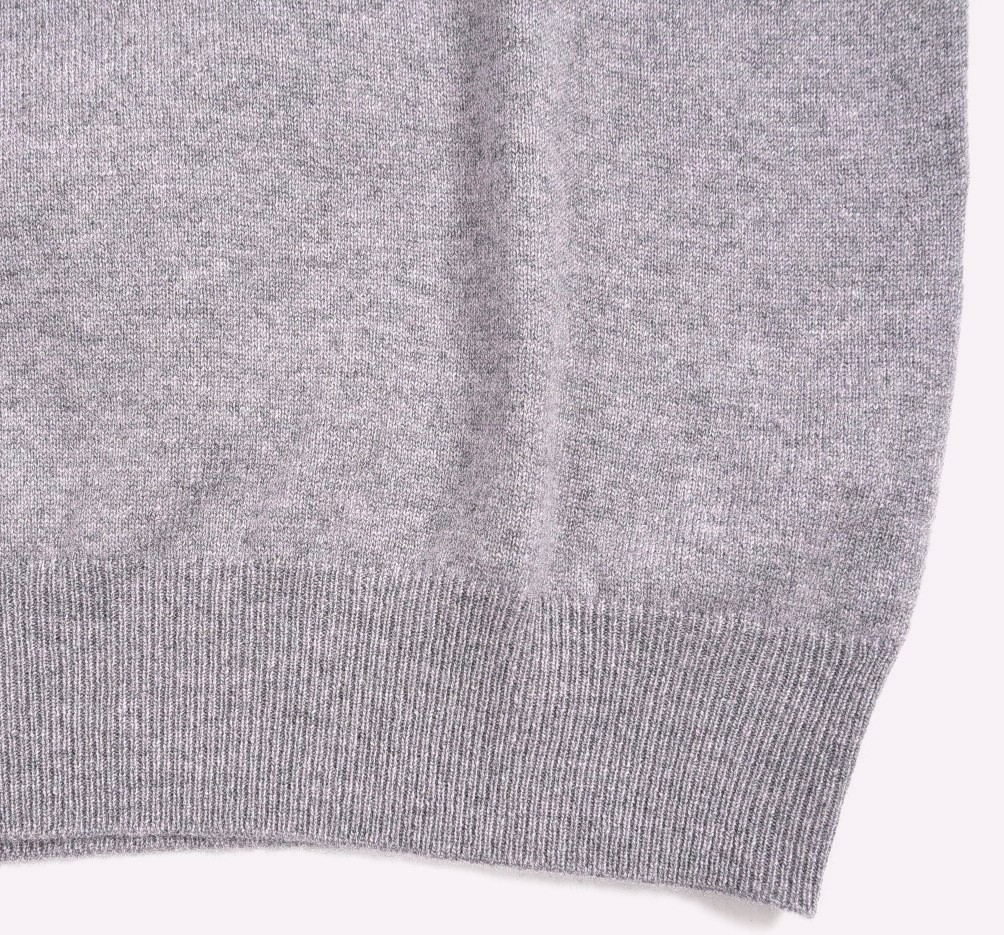 size:52*Gran Sasso*100% cashmere*lavender gray* cashmere sweater *made in italy* crew neck * cashmere knitted * gran saso