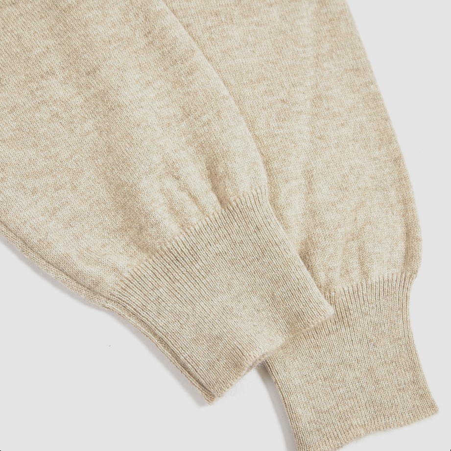 size:54◆Gran Sasso◆100% cashmere◆beige◆カシミアセーター◆made in italy◆クルーネックセーター◆カシミヤニット◆グランサッソ