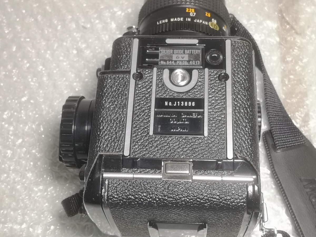 Mamiya M645 1:2.8 80mm カメラ ケース 説明書付き ジャンク扱い473_画像7