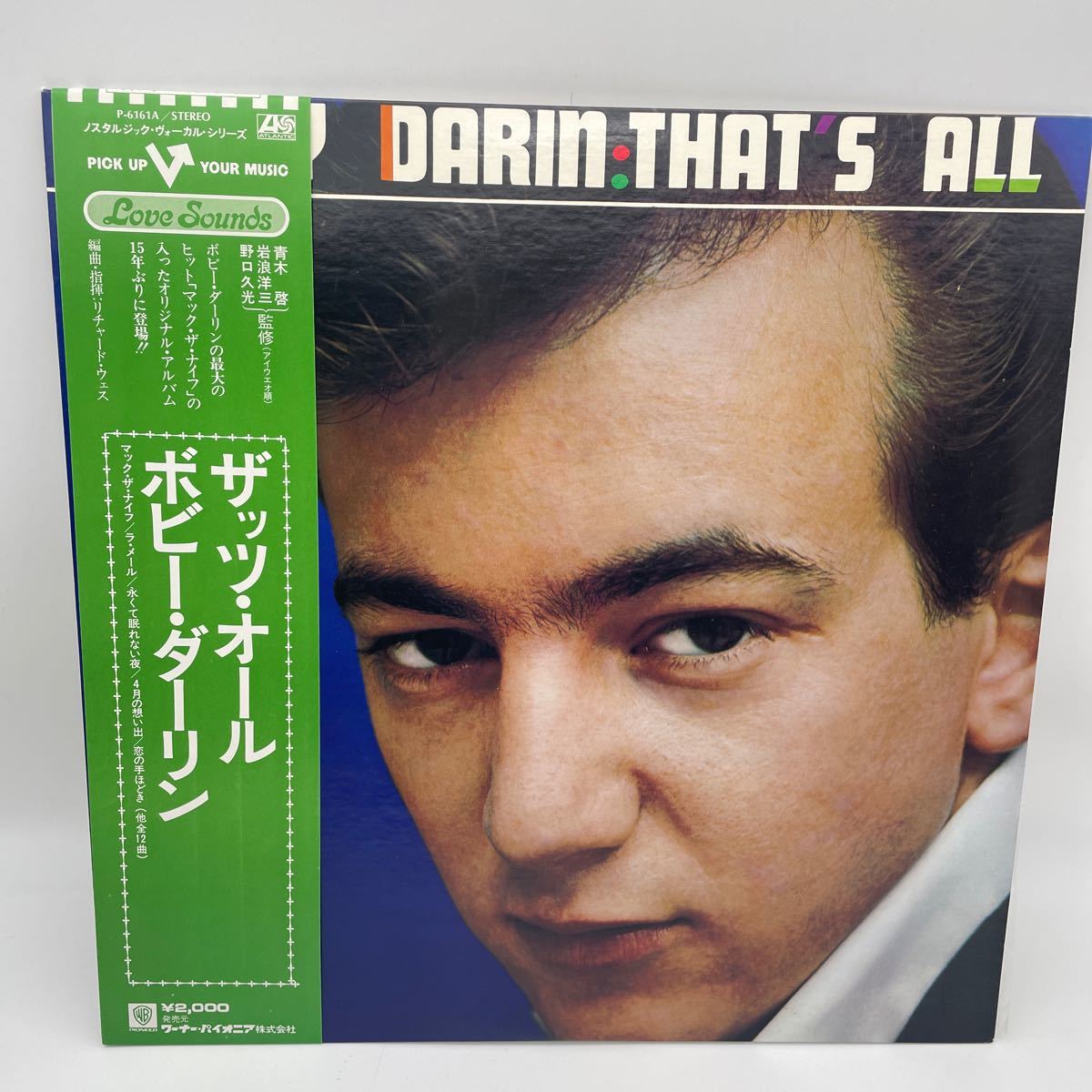 【帯付】ボビー・ダーリン/Bobby Darlin/ザッツ・オール/That's All/レコード/LP/_画像1