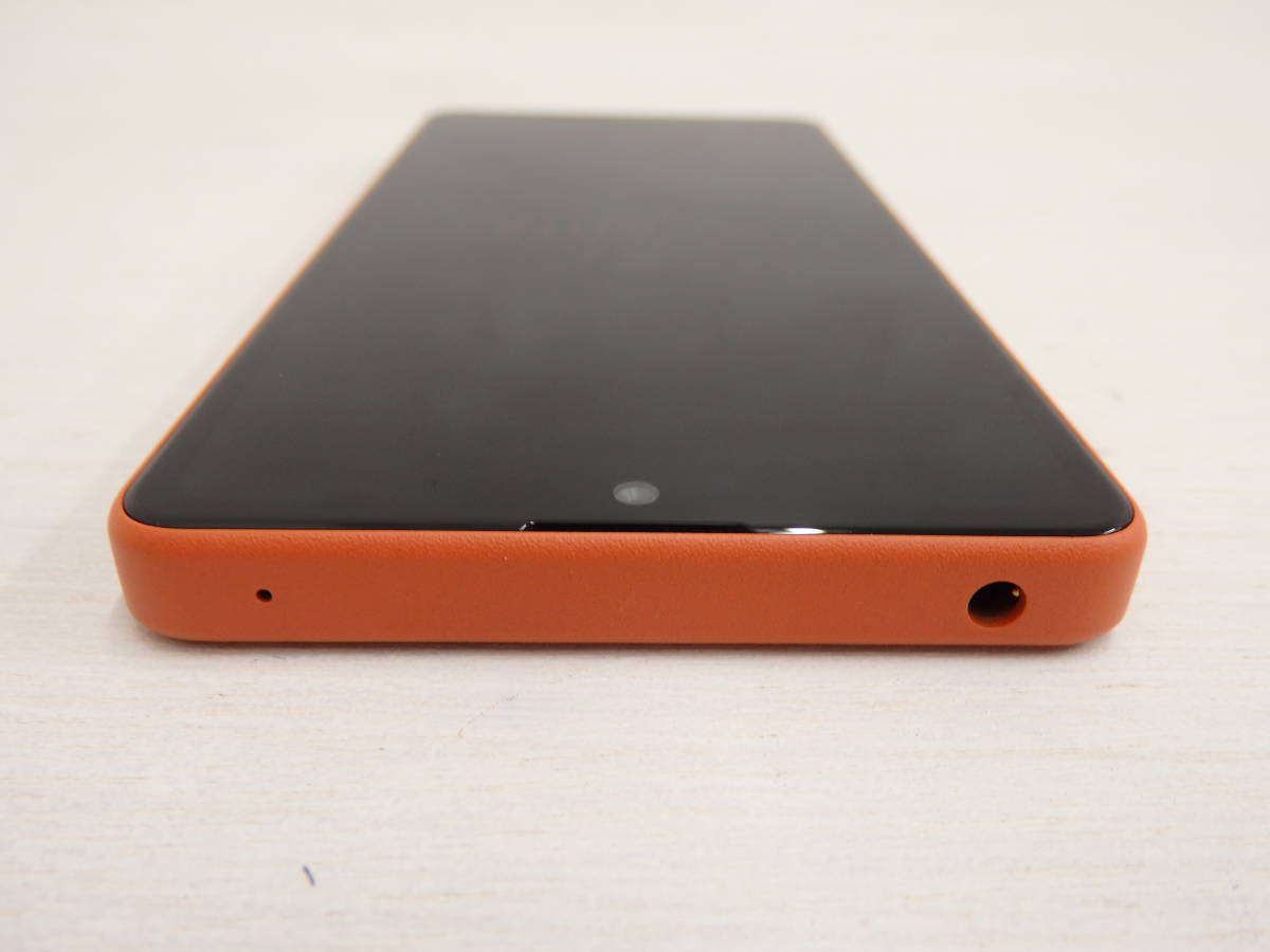 kd42) Y!mobile/SONY SOSAW3 XPERIA AceⅢ Brick Orange 利用制限:〇 使用感なし A203SO_画像4