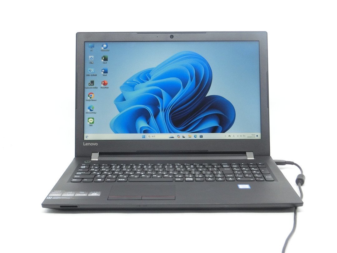 Win11H/USBカメラ/中古/15.6型/ノートPC/新品SSD256GB/8GB/7世代i3/Lenovo　V510-15IKB WPS office2搭載