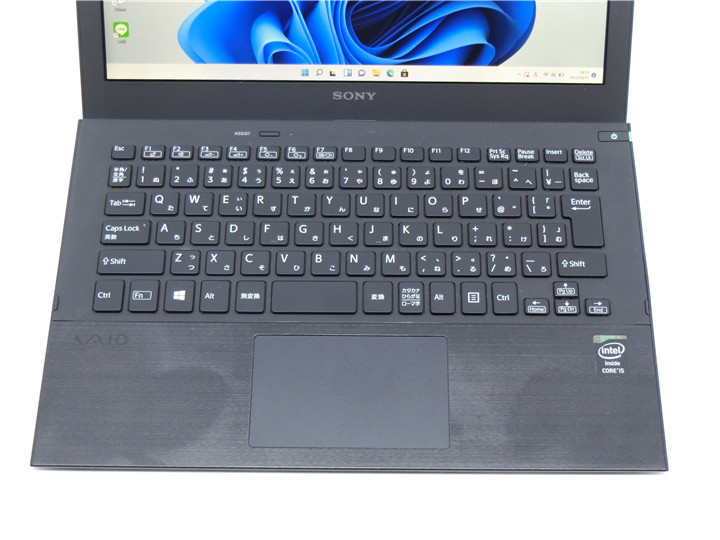 WEBカメラ/軽量薄型/中古/11型/ノートPC/Windows11/SSD256/4GB/4世代I5 /SONY　SVP11228EJBI　office搭載HDMI/無線WIFI/USB3.0/Bluetooth/_画像2