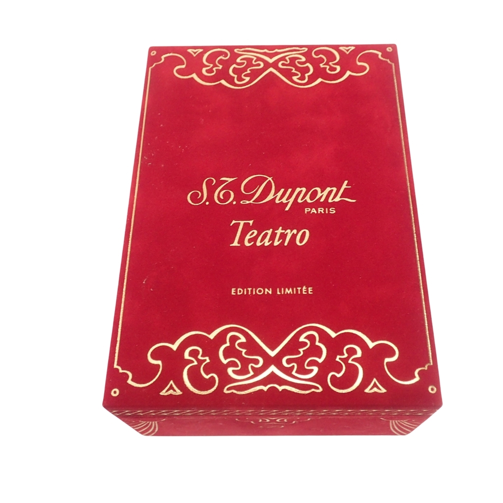 新品同様◆デュポン ライター テアトロ ハンマー ゴールド レッド S.T.Dupont Teatro【AFI19】_画像5