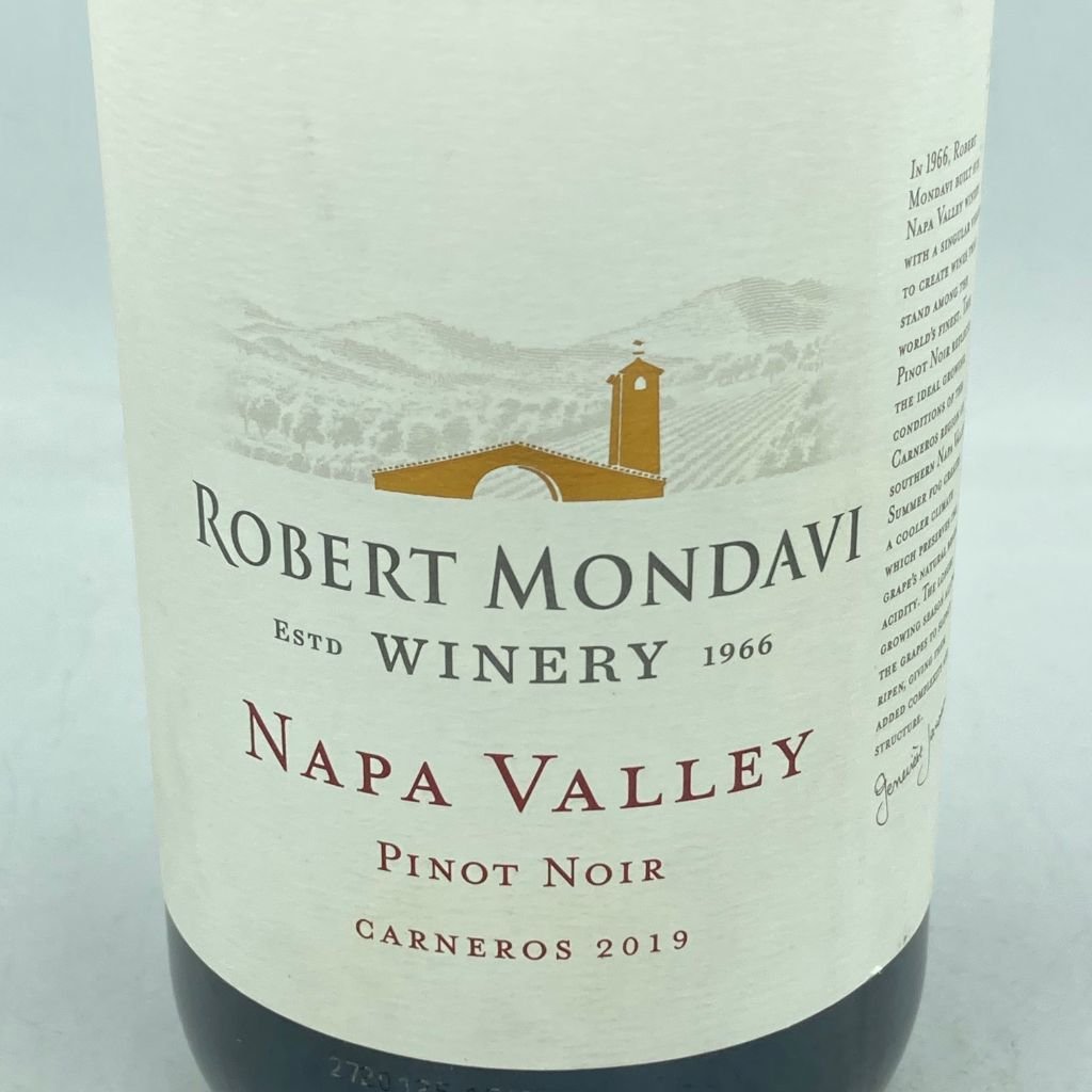 ロバート モンダヴィ ナパヴァレー ピノ ノワール 2019 750ml 13.5% ROBERT MONDAVI Napa Valley Pinot Noir【K2】_画像4