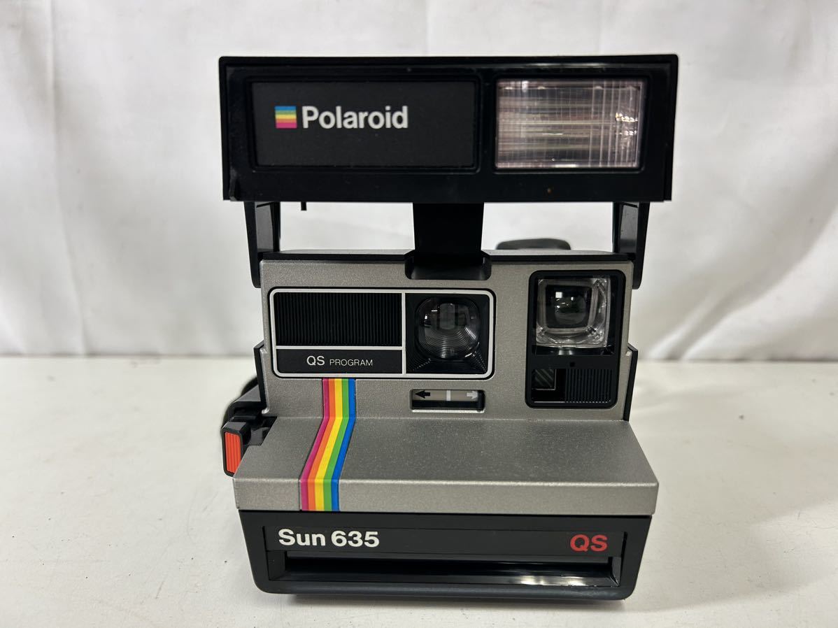 【現状品】Polaroid ポラロイド Sun 635 QS PROGRAM ポラロイドカメラ ヴィンテージ インスタントカメラ【35947】_画像3