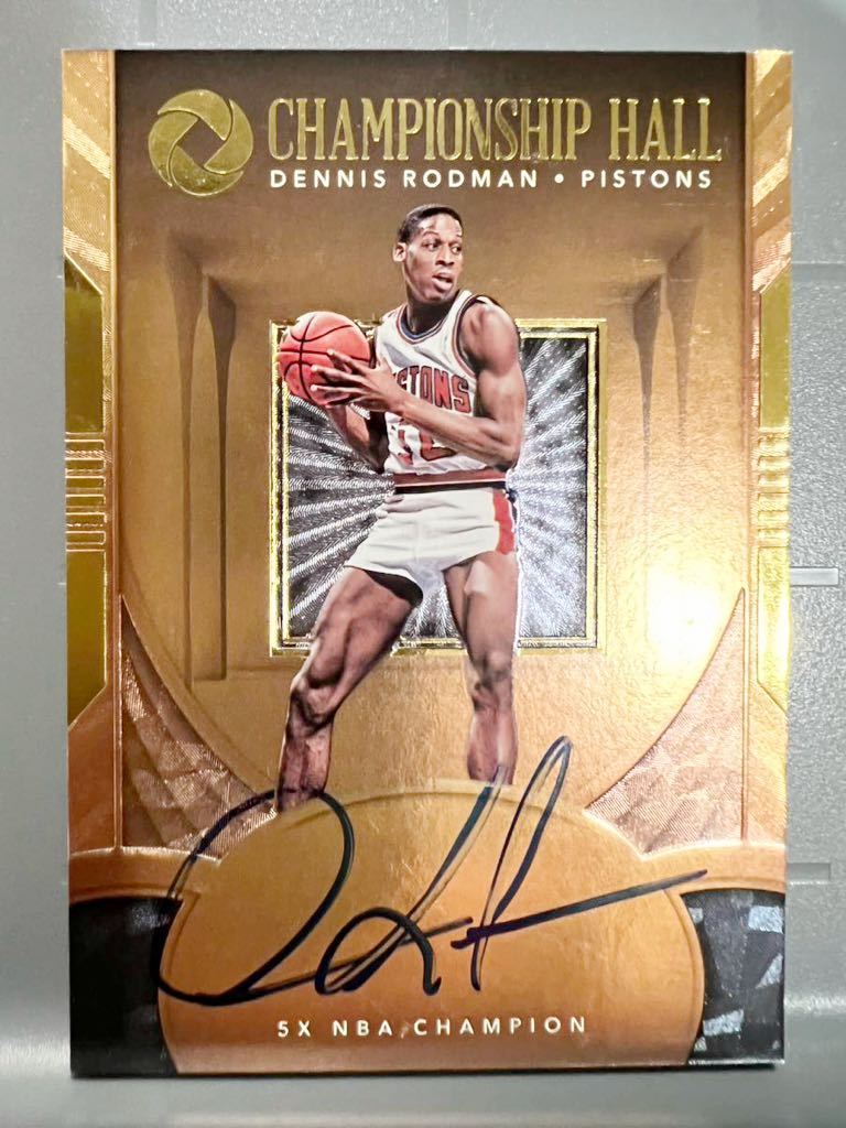 最高級直書35枚限定 Auto Panini Opulence Dennis Rodman デニス・ロッドマン NBA サイン バスケ Pistons ピストンズ 優勝 Allstar Badboys_画像1