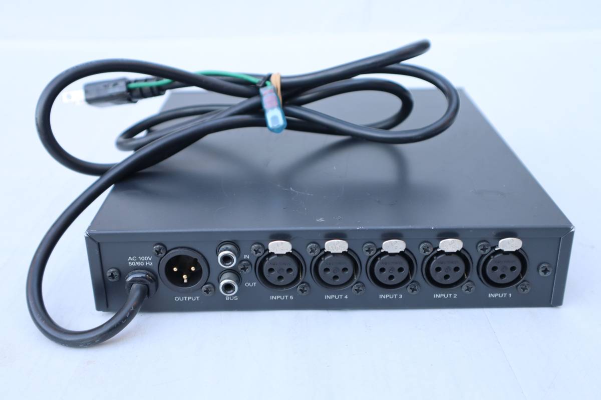 E6261 Y audio-technica オーディオテクニカ マイクロホン ラインミキサー AT-MX51_画像2