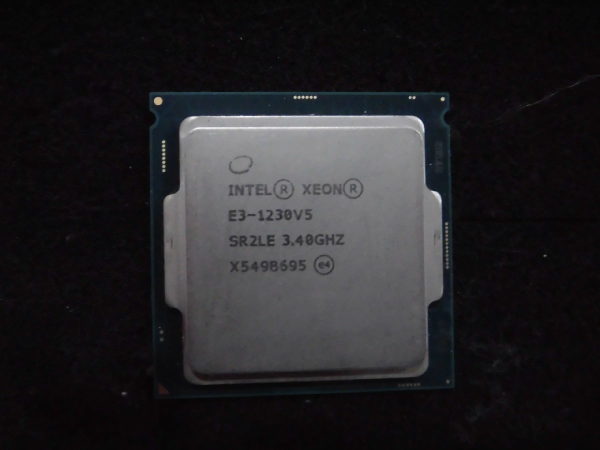 【T249】CPU★XEON E3-1230V5 3.40GHz_画像1