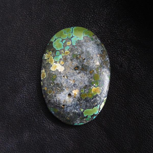18.55ct　チベットターコイズ ルース　316　カボッション　30x22x4mm　インディアンジュエリー　ナバホ　ホピ　ズニ