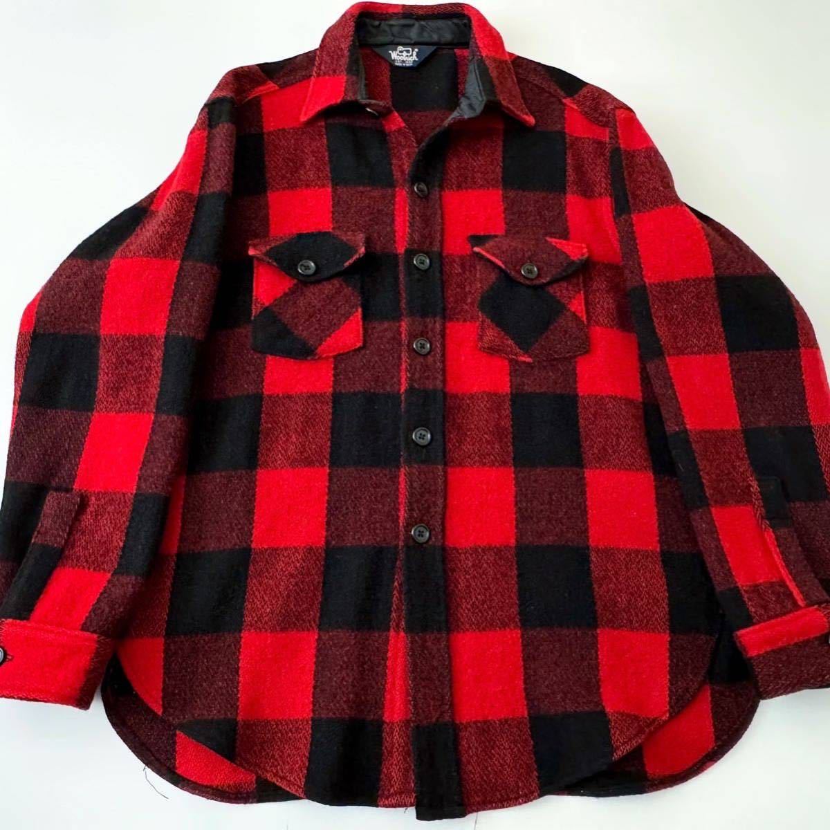 1980s USA製 WOOLRICH バッファロー チェック ウール CPO シャツ ジャケット ビンテージ ウールリッチ ペンドルトン PENDELTON 70s 80s 90s_画像7