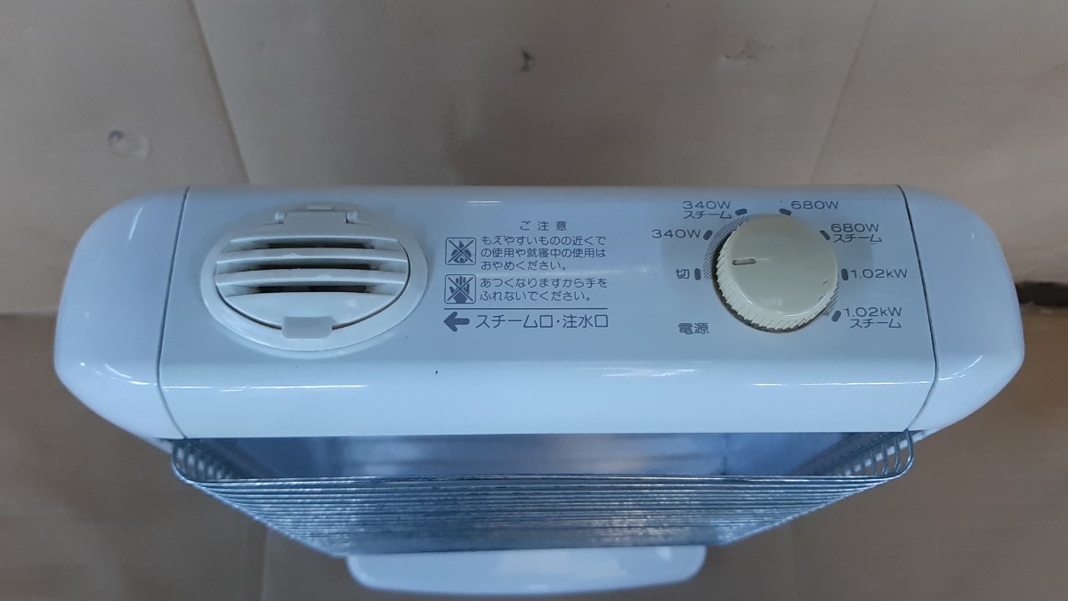 TOSHIBA東芝　電気ストーブ　SR-1160H340W/680W/1020W横幅34㎝、高さ44㎝、奥行き18㎝中古動作品種別...電気ストーブ_画像2