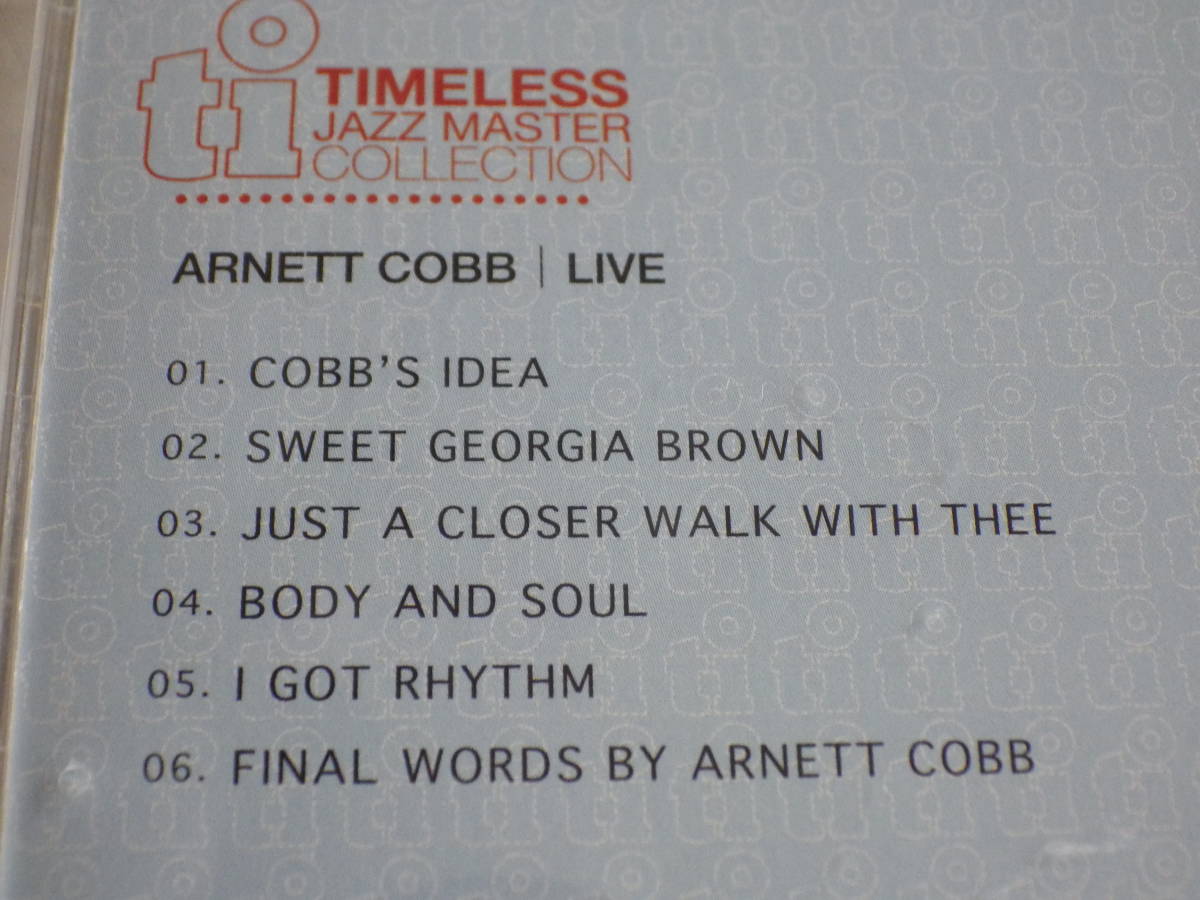 CD アーネットコブ ライブ Arnett Cobb Live_画像6