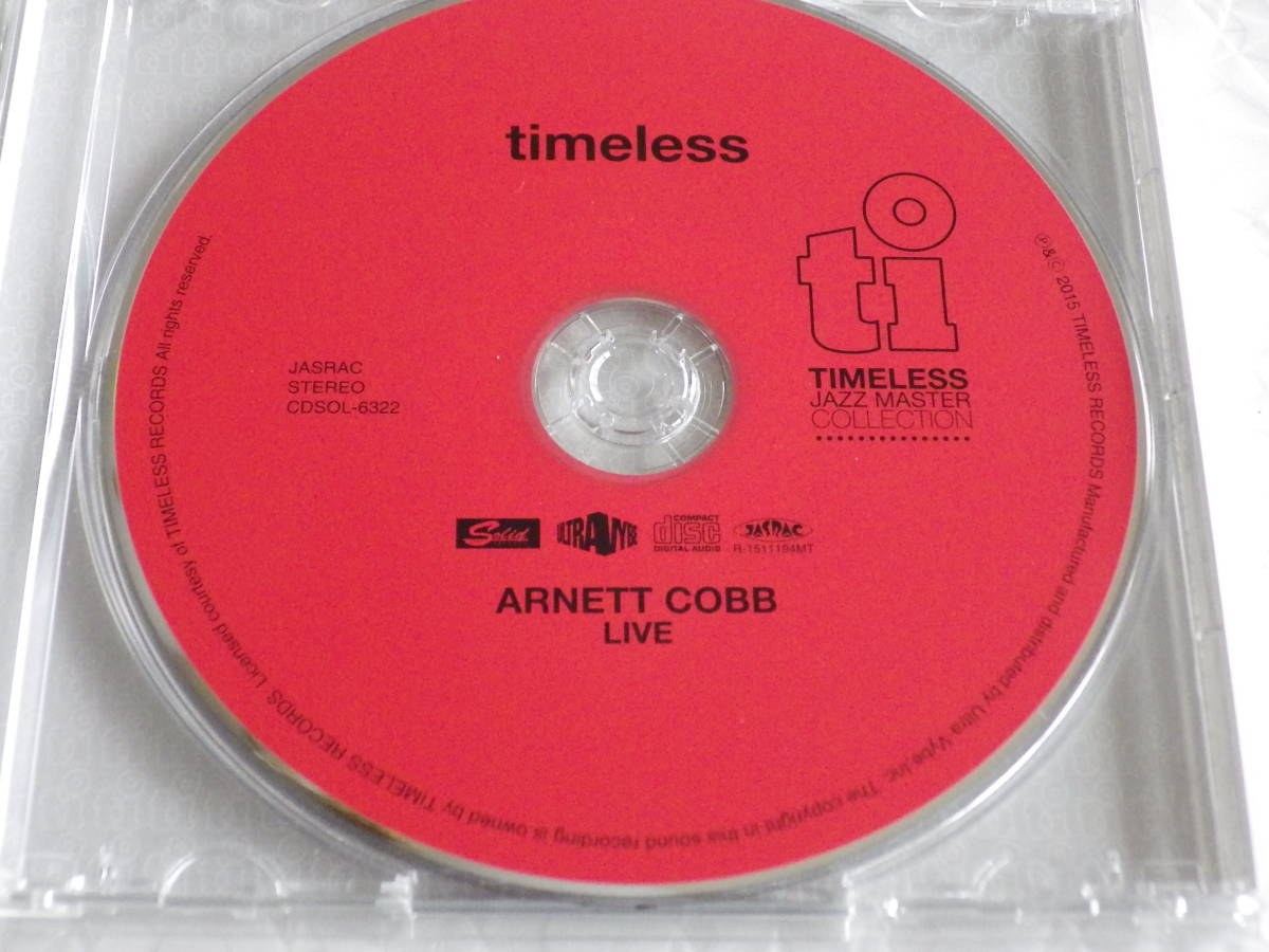 CD アーネットコブ ライブ Arnett Cobb Live_画像5