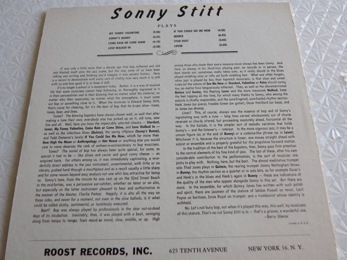 LP SONY STITT TURN IT ON / QUINCY JONES 2枚SET YW-7504-ROの画像6