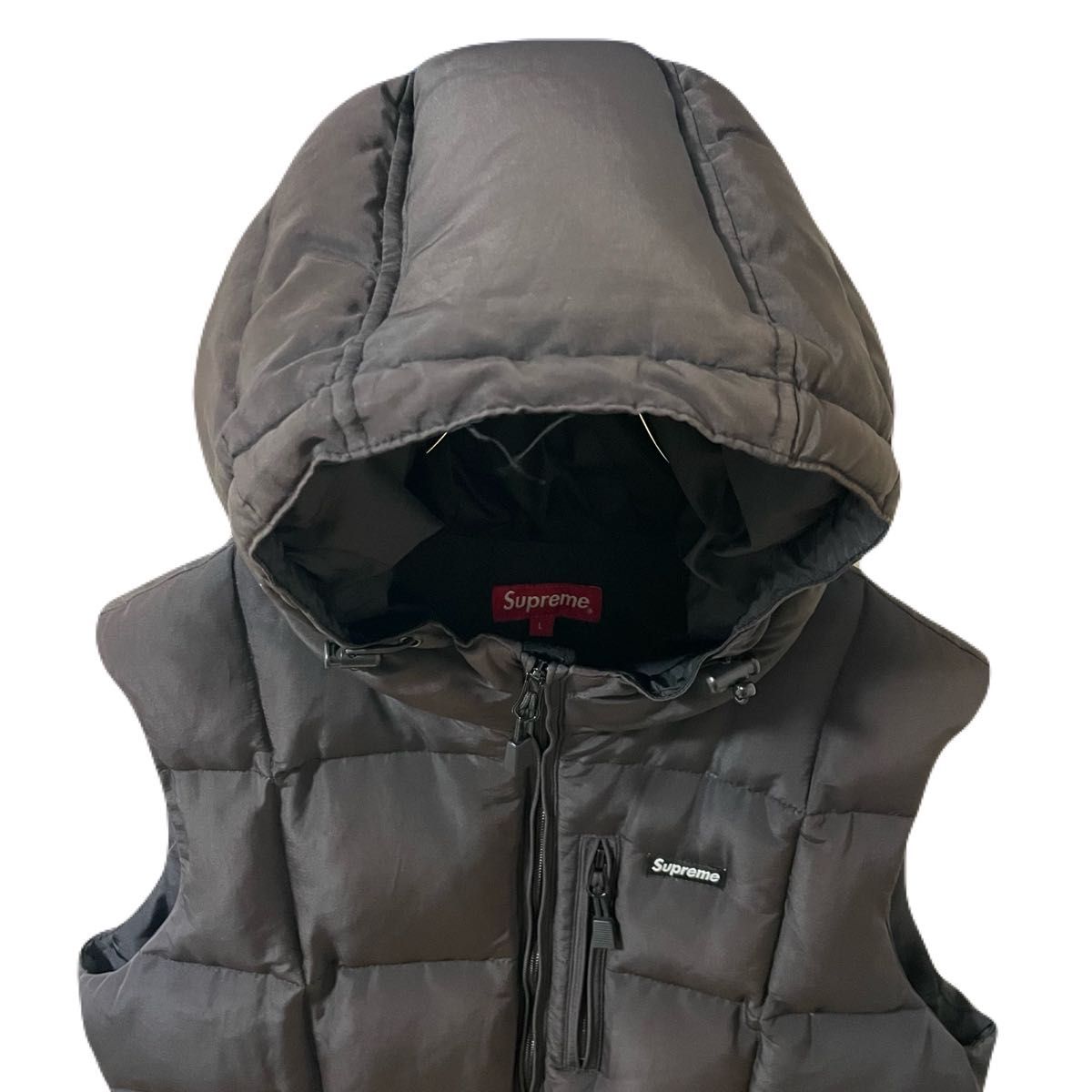 Supreme 14aw Iridescent Puffy Vest