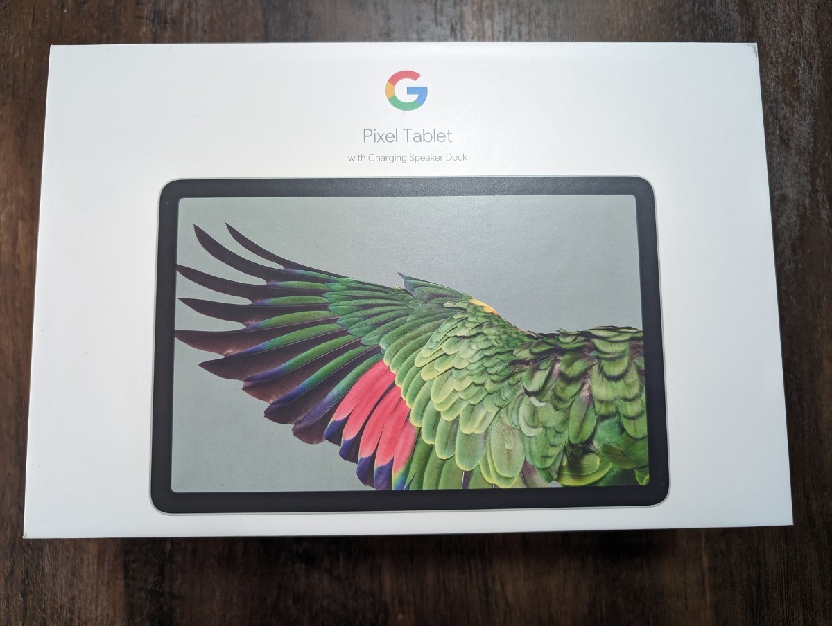 Google Pixel tablet128GB Hazel と専用純正ケース＋Googlestoreクーポン等　新品未開封品_画像1