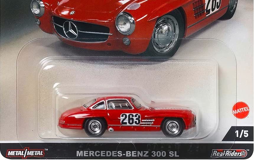 即決! 2022 ホットウイール カーカルチャー ☆ ジェイ レノ ガレージ メルセデス ベンツ 300 SL 1/5 プレミアムの画像4