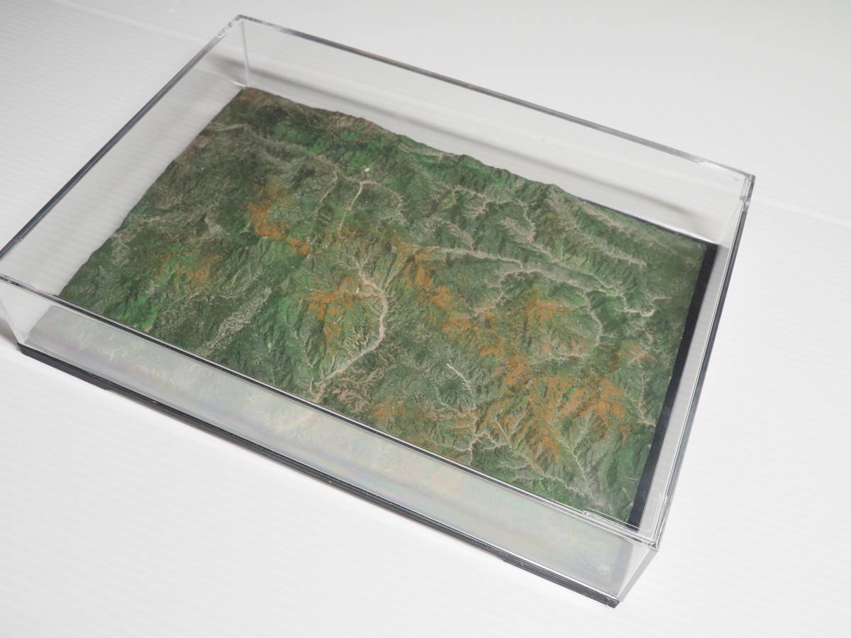 1/200000統一スケール山岳模型　奥秩父山地　瑞牆山　金峰山　透明山名シート付_画像9