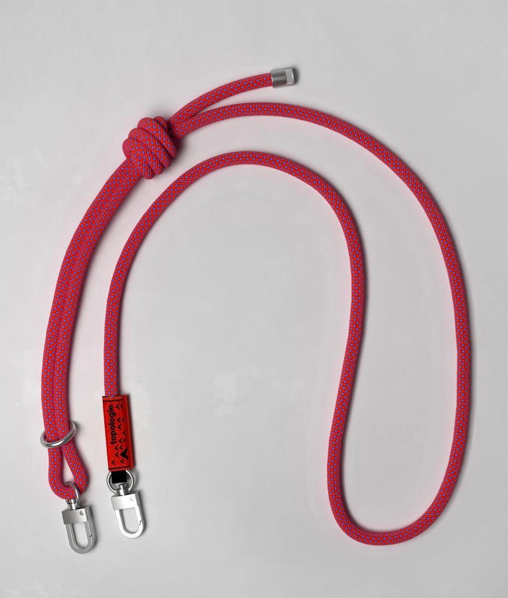 トポロジー ストラップ Topologie 8 0mm Rope / Red Blue トポロジー ストラップ Topologie 8 0mm Rope / Red Blue