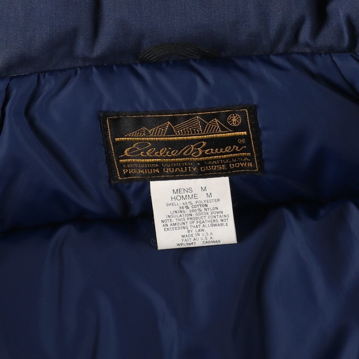 7630円 古着 70年代 エディーバウアー Eddie Bauer グースダウン 7630円 古着 70年代 エディーバウアー Eddie Bauer グースダウン
