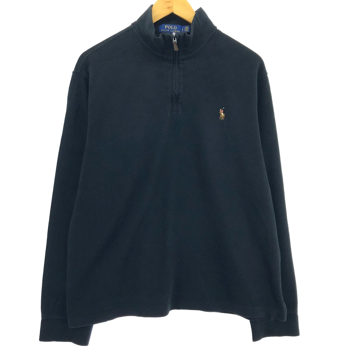 古着 ラルフローレン Ralph Lauren POLO RALPH LAUREN ハーフジップスウェットシャツ トレーナー メンズL /eaa409537