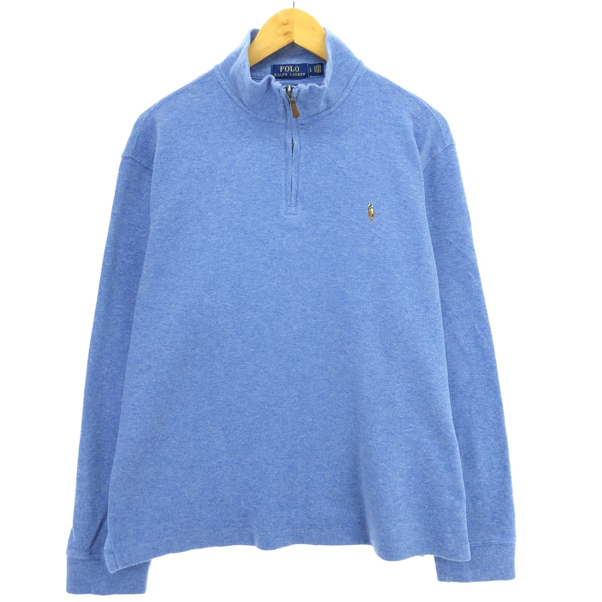 古着 ラルフローレン Ralph Lauren POLO RALPH LAUREN ハーフジップスウェットシャツ トレーナー メンズL /eaa409542_画像1