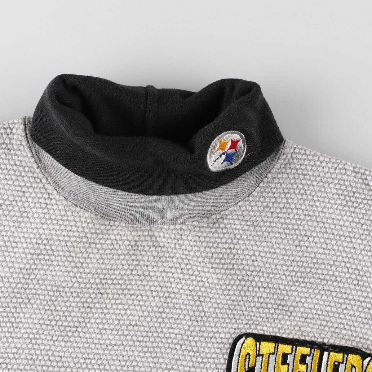 古着 90年代 Majestic NFL PITTSBURGH STEELERS ピッツバーグスティーラーズ スウェットシャツ トレーナー USA製 メンズL /eaa412765_画像9