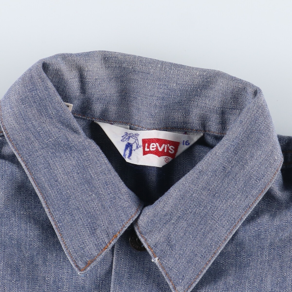 古着 70年代 リーバイス Levi's デニムジャケット Gジャン レディースS ヴィンテージ /eaa339519_画像3