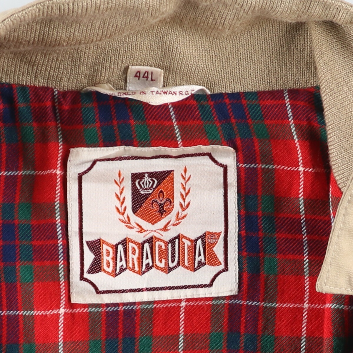 古着 80年代 バラクータ BARACUTA G-9 ハリントンジャケット スイングトップ メンズL ヴィンテージ /eaa414638_画像4